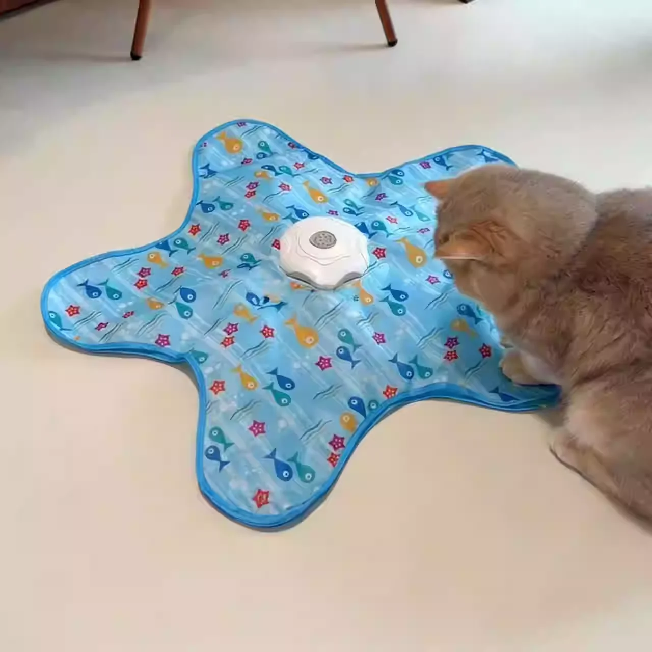 Electric cat turntable pet toy self-stimulating and relieving boredom automatic intelligent cat funny stick sports consumption thumbnail 3