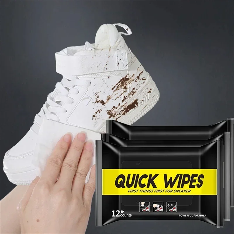 12/30/80pcs Cleaning Shoes Shoe Cleaning Wipes Disposable Travel Friendly Dirt Removal And Polishing Wipes For Sneakers thumbnail 2