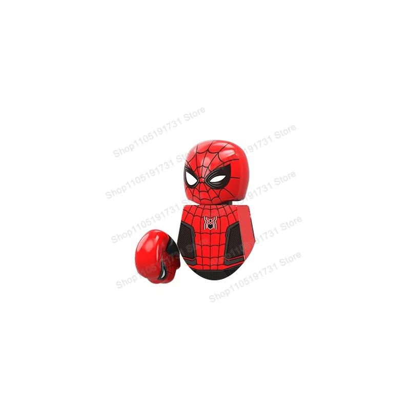 Blind Box Mini Building Blocks Figures Anime Super Cartoon TV Movies Heroes Children Toys Christmas Gifts TV6201-6208 thumbnail 4