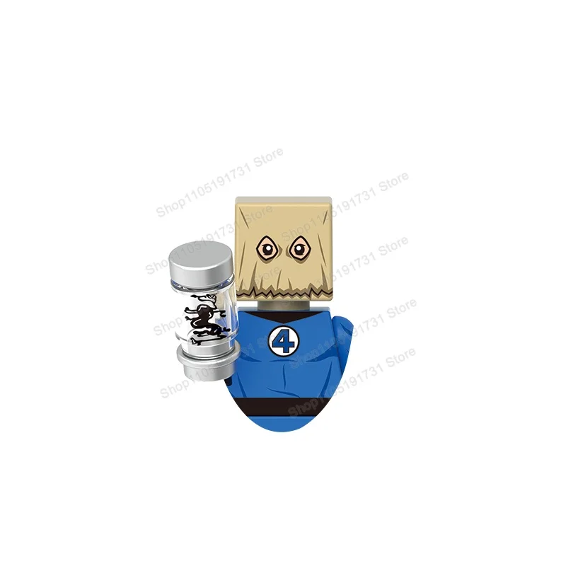 Blind Box Mini Building Blocks Cartoon Figures Assembling Toy Model Movies Characters Accessories Brick Armor Christmas Gift Toy thumbnail 5