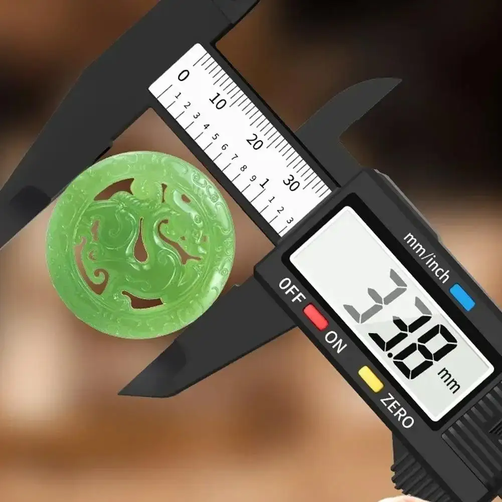 Vernier Digital Caliper With LCD Display Precision Measurement Inspection Tool Work Analysis Instrument Gauge thumbnail 3