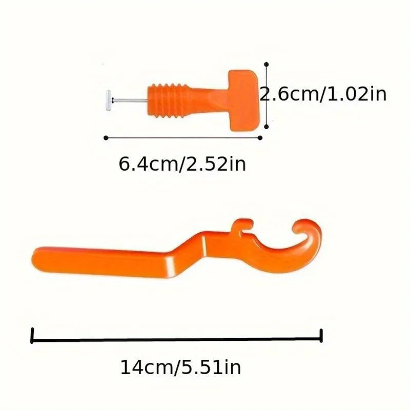 327Pcs ProTileMaster Tile Leveling System Accessories – PP Adjustable Spacers with Wedges & Plates for Floor & Wall Tiling thumbnail 3