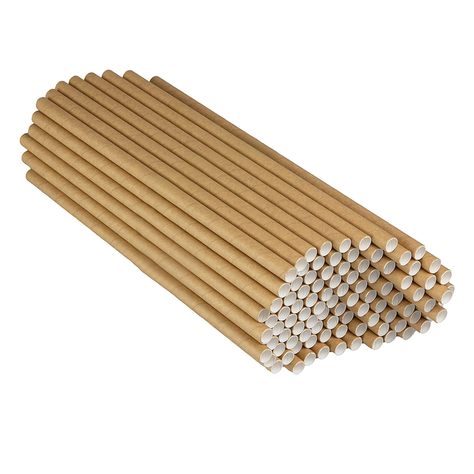 100 Pcs Paper Straws 7.75 in Long Disposable Straws for Smoothies Tumblers Cocktail MilkShake for Coffee House Diner Or Home thumbnail 5