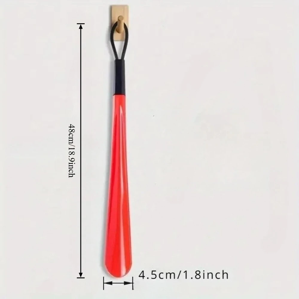 Extra Long Shoe Horn No Bend ABS Non-Slip Durable Shoe Helper for Elderly Pregnant Women Men Boots High Heels Hanging Shoehorn thumbnail 6