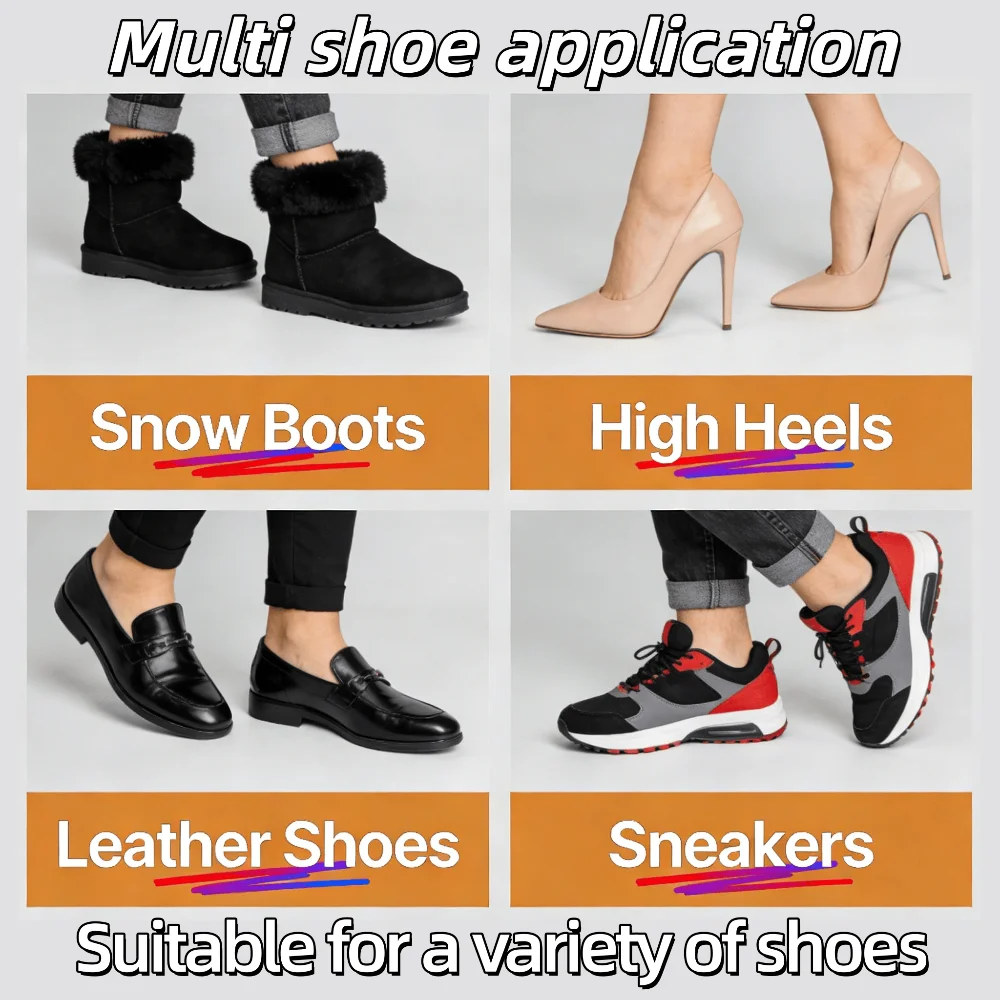 Extra Long Shoe Horn No Bend ABS Non-Slip Durable Shoe Helper for Elderly Pregnant Women Men Boots High Heels Hanging Shoehorn thumbnail 4