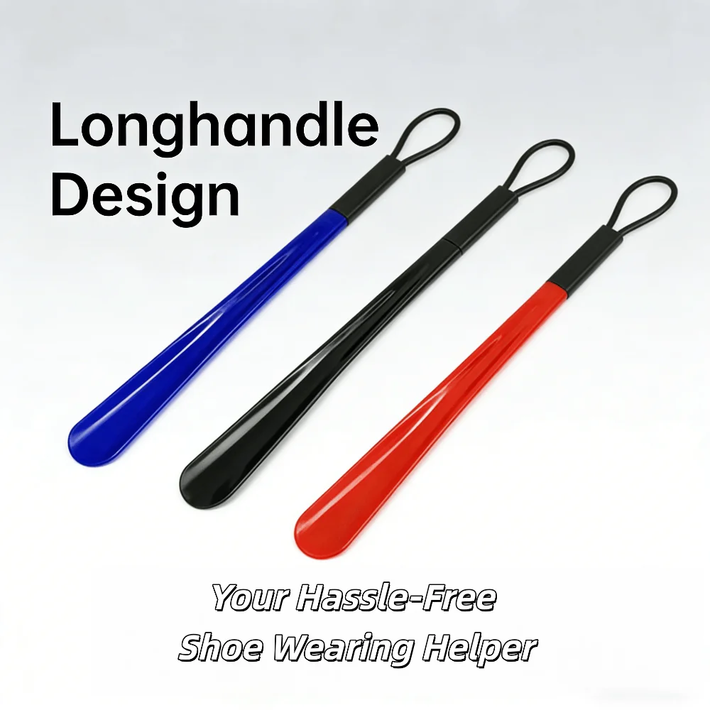 Extra Long Shoe Horn No Bend ABS Non-Slip Durable Shoe Helper for Elderly Pregnant Women Men Boots High Heels Hanging Shoehorn thumbnail 5