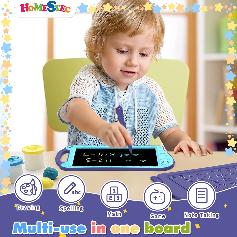 Astrodraw Drawing Pad Colorful LCD Writing Tablet Doodle Board Presentation Supplies Fluorescent Boards Office School Supplies thumbnail 3