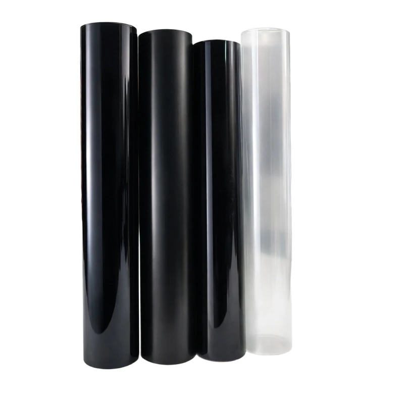Gloss Transparent Light Black Smoke PVC Film Tint Headlight Taillight Wrap Cover Film Foil Sticker Cover Armored Film for Cars thumbnail 3
