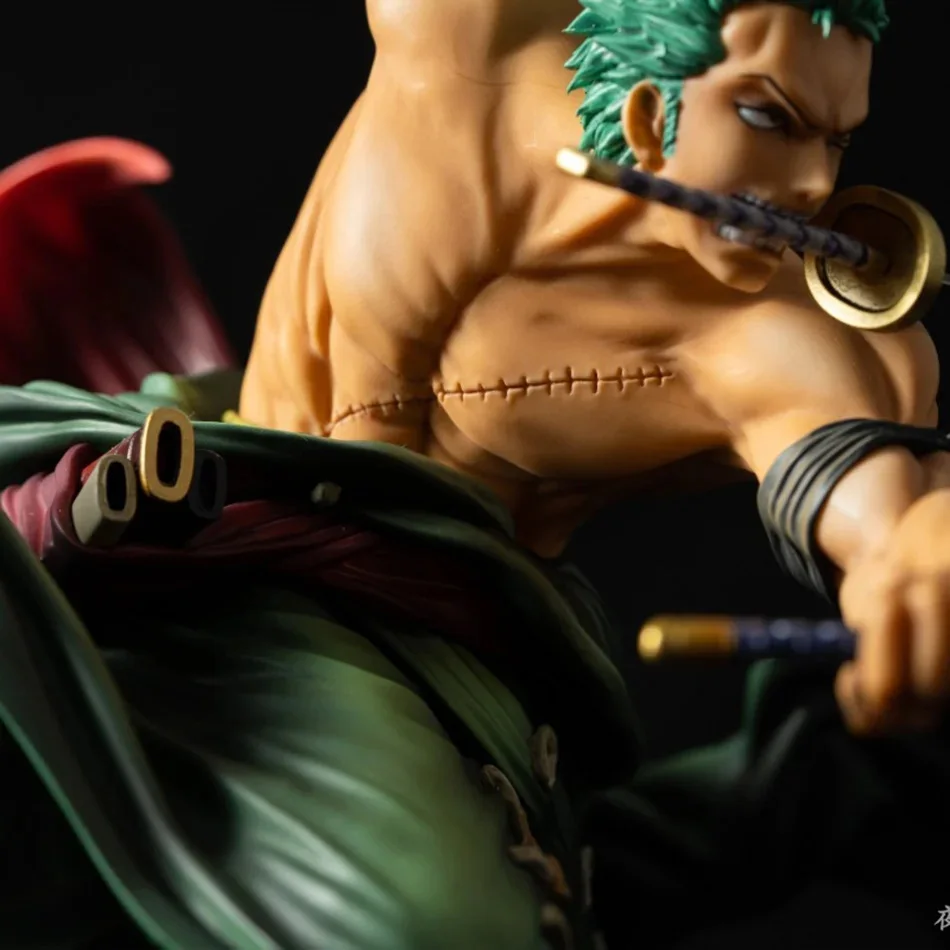 10cm One Piece Anime Figure GK Roronoa Zoro Three-blade Sa-maximum Manga Anime Statue Action Figure Collection Model Kid Toy thumbnail 5