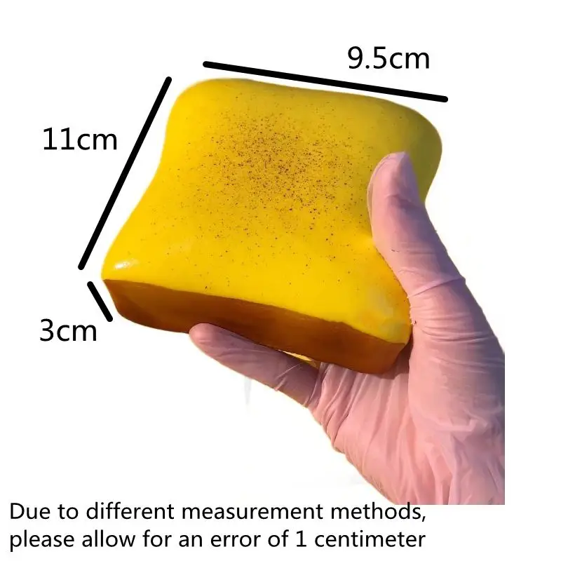 Soft Simulated Toast Squeeze Stress Relief Toys Squishy Bread Squeeze Fidget Toys Decompression Slow Rebound Sensory Toy Adults thumbnail 6