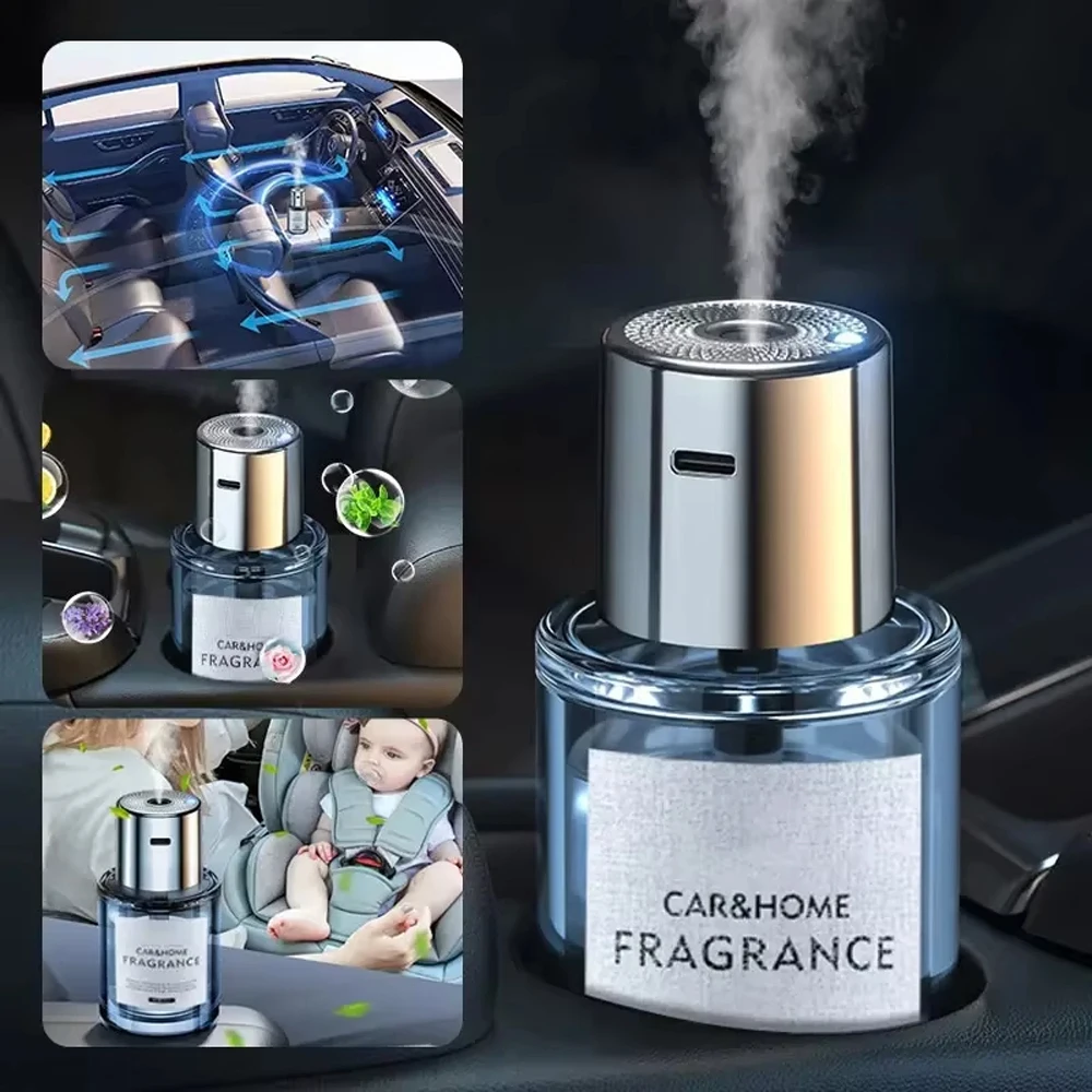 Smart Car Nano Aromatherapy Sprayer，160ml Perfume Container，Auto On/OffBaby-Mom Friendly，Healthy Plant Extracts for Vehicle thumbnail 5