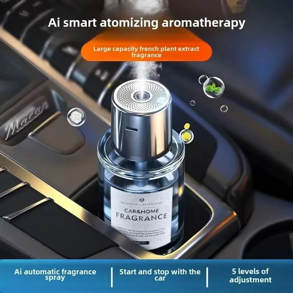 Smart Car Nano Aromatherapy Sprayer，160ml Perfume Container，Auto On/OffBaby-Mom Friendly，Healthy Plant Extracts for Vehicle thumbnail 2