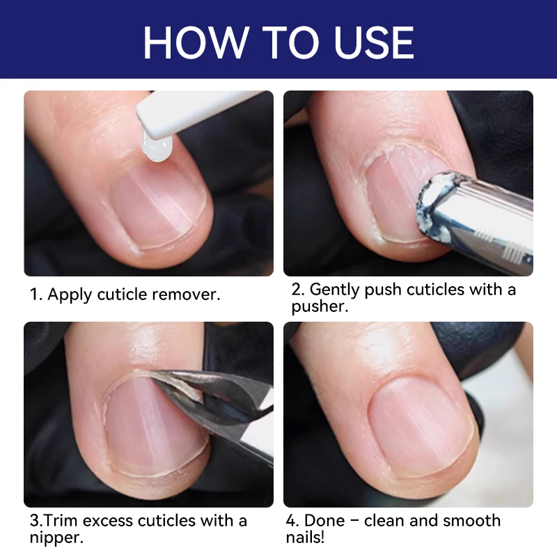 LILYCUTE 30ml Nail Cuticle Remover Quick Softening Gel For Nail Dead Skin Gentle Remover Manicure Care Easy Cuticle Cleaner Tool thumbnail 6