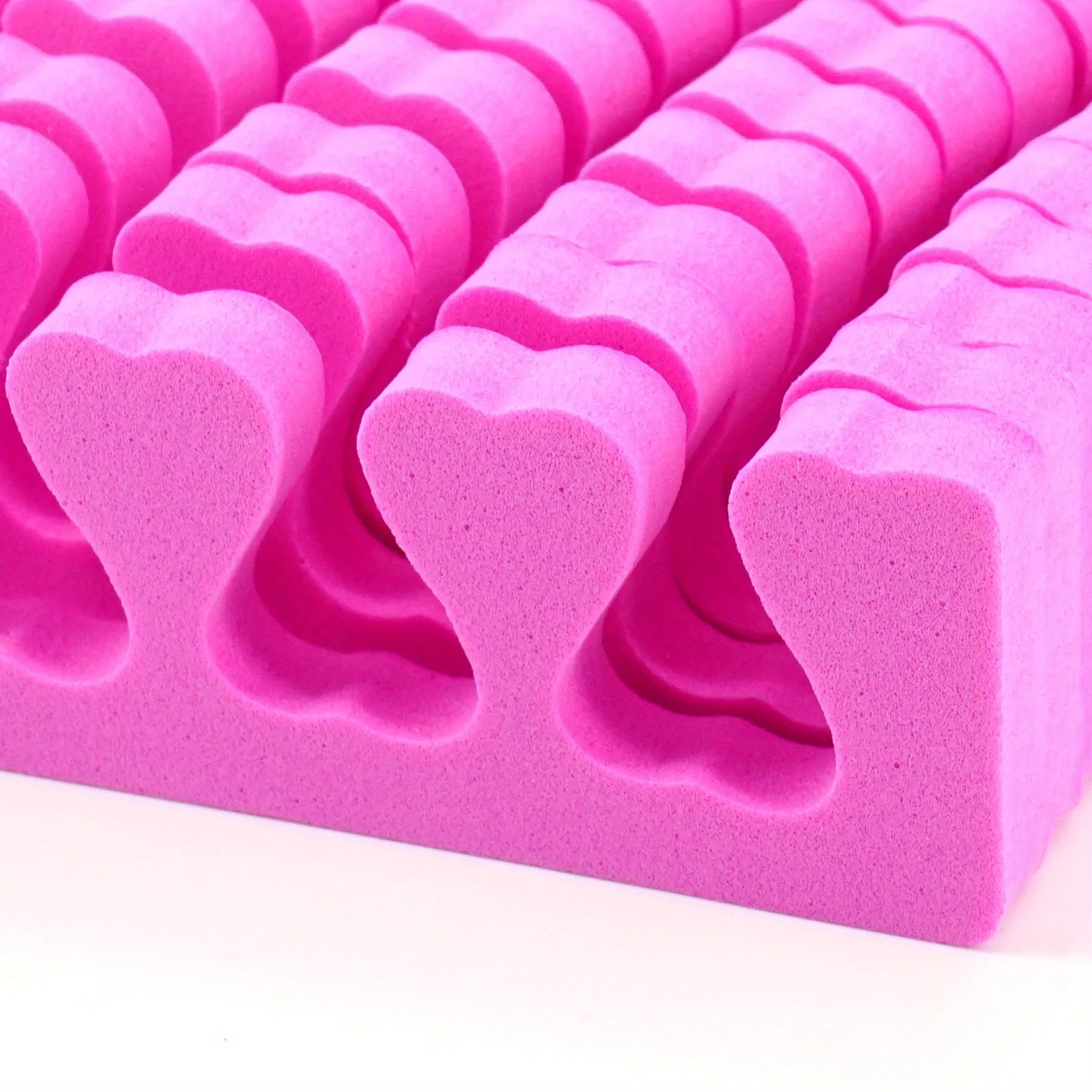 2/10/20/50/100PCS Pink Nail Art Toes Separators Fingers Foots Sponge Soft Gel UV Tools Polish Manicure Pedicure thumbnail 3