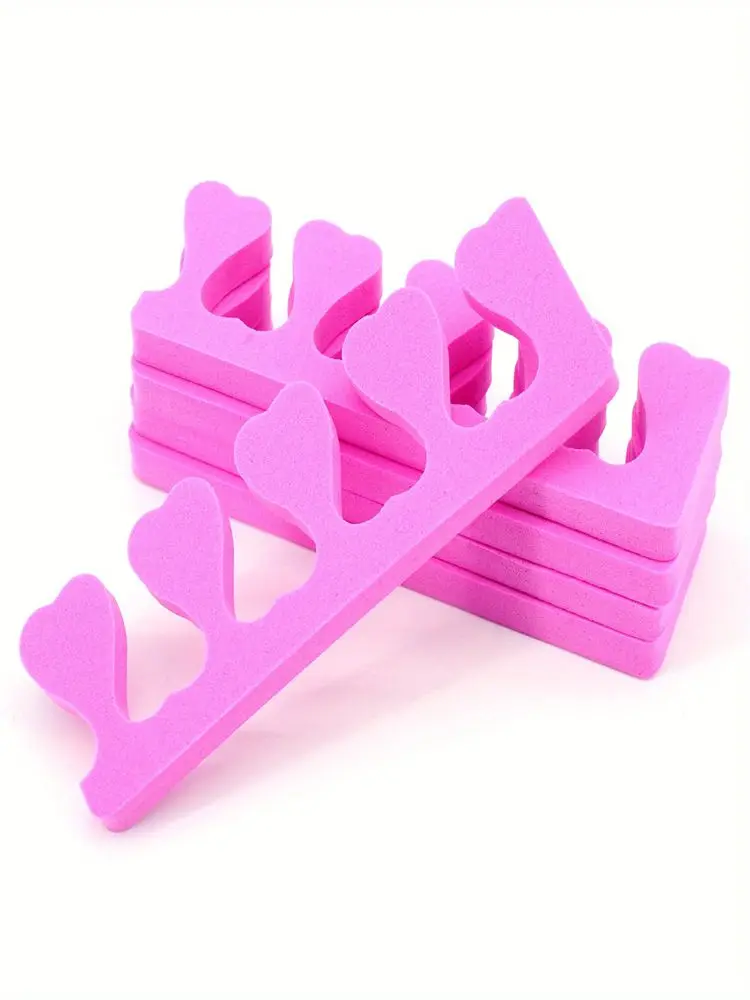 2/10/20/50/100PCS Pink Nail Art Toes Separators Fingers Foots Sponge Soft Gel UV Tools Polish Manicure Pedicure thumbnail 6
