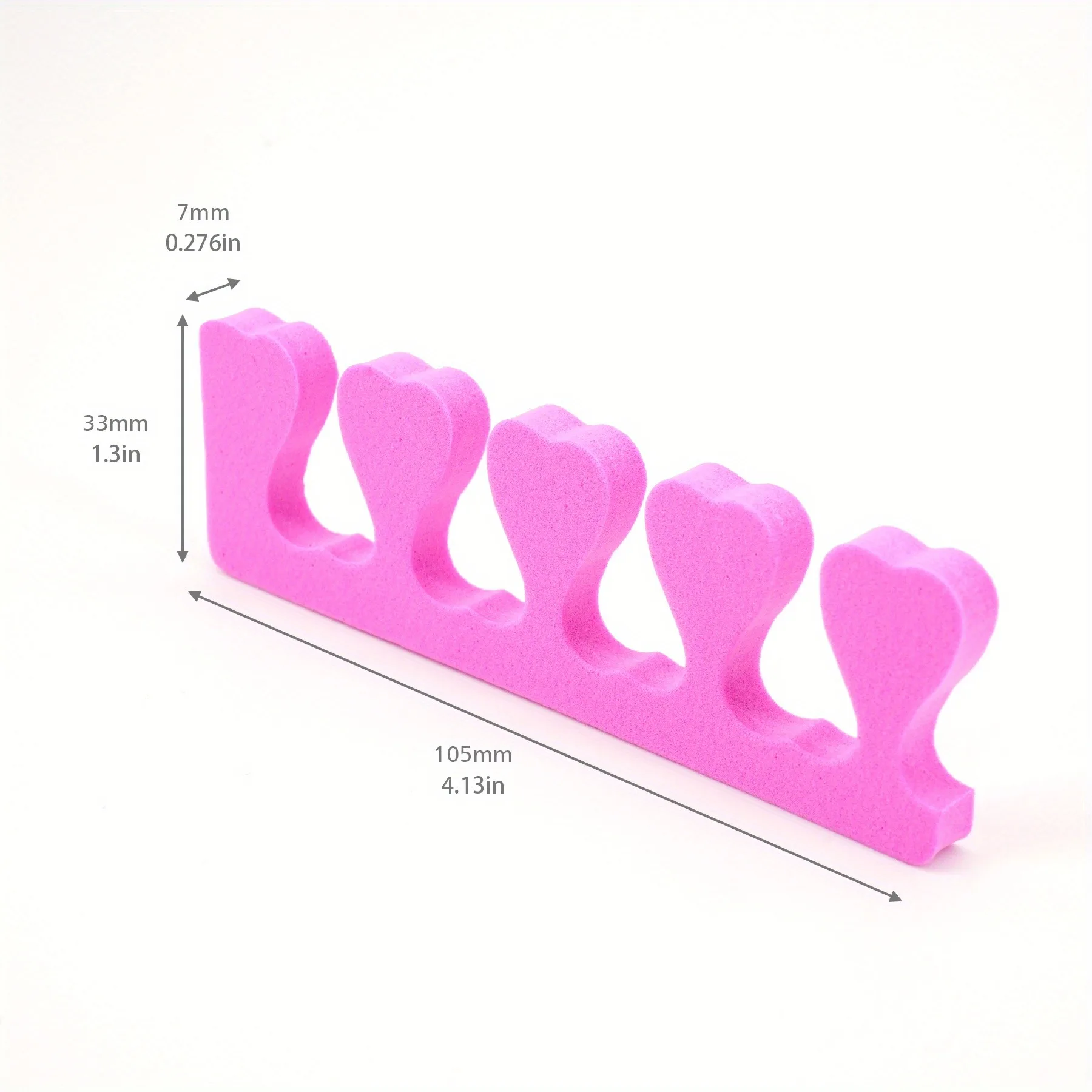 2/10/20/50/100PCS Pink Nail Art Toes Separators Fingers Foots Sponge Soft Gel UV Tools Polish Manicure Pedicure thumbnail 4