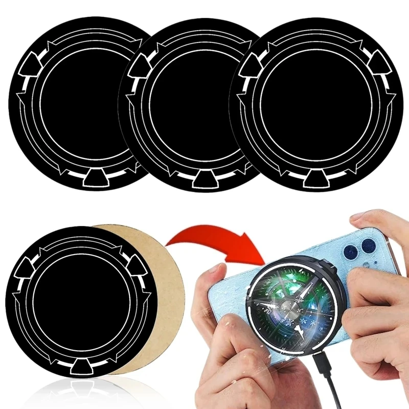 4/6/9cm Metal Plate Ring For Magsafe Magnetic Car IPad Holder Radiator Iron Sheet Sticker For IPad / Tablet PC thumbnail 4