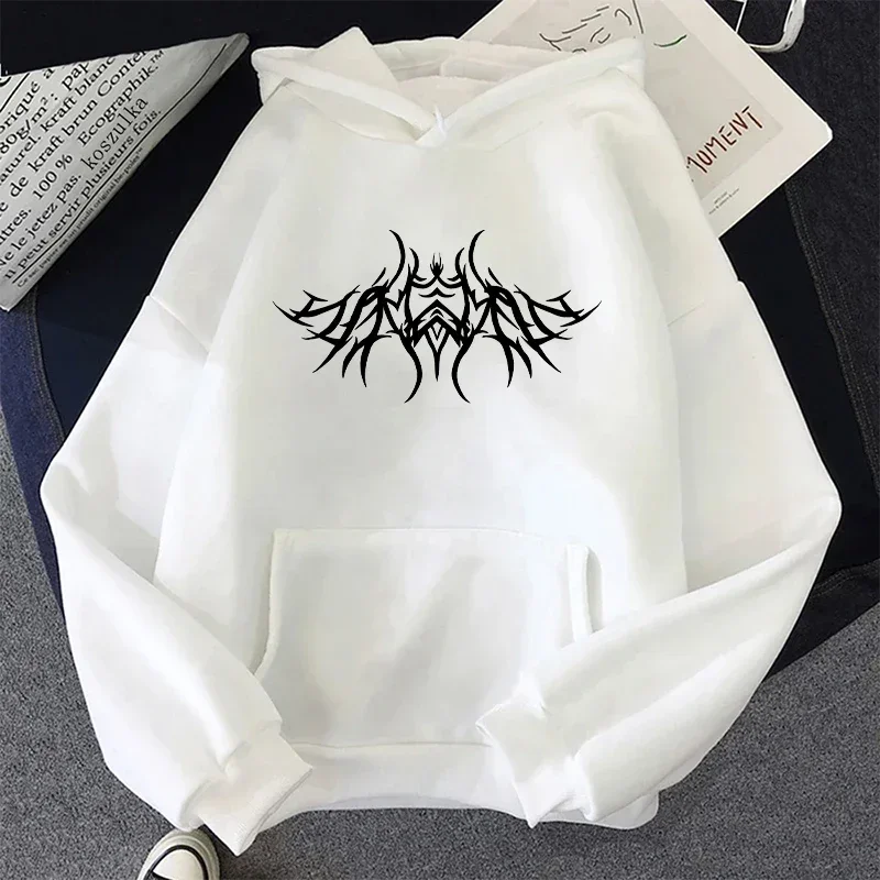 2026 New Arrival Women's Sweatshirts Y2K Style Hooded Long Sleeve Pullover Girls Urban Casual Fashion Loose Hoodies Streetwear thumbnail 3