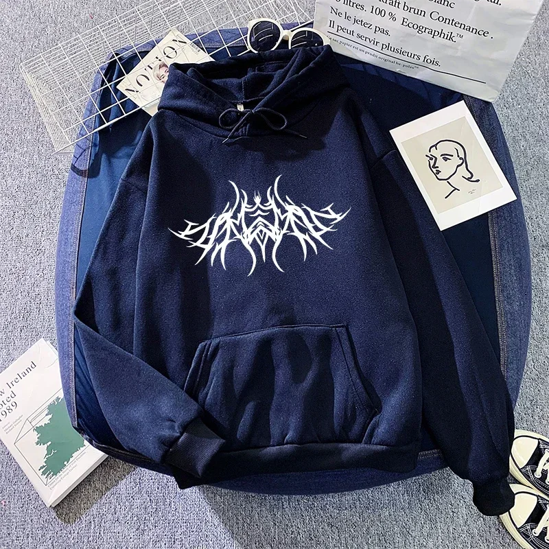 2026 New Arrival Women's Sweatshirts Y2K Style Hooded Long Sleeve Pullover Girls Urban Casual Fashion Loose Hoodies Streetwear thumbnail 4