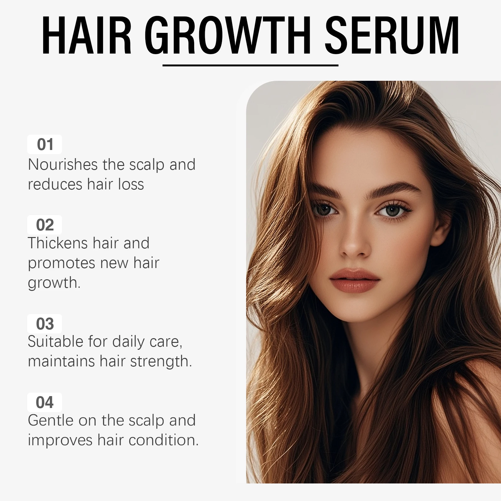 Hair Growth Serum Trengthening Hair Roots Promote Hair Regrowth Anti Hair Loss Nourishing Scalp Repair Hair Care thumbnail 4