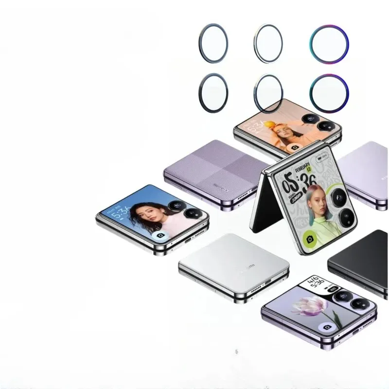 For Xiaomi Mi Mix Flip 2 Flip2 Camera Lens Protector Tempered Glass Camera Cover Screen Protector Metal thumbnail 5
