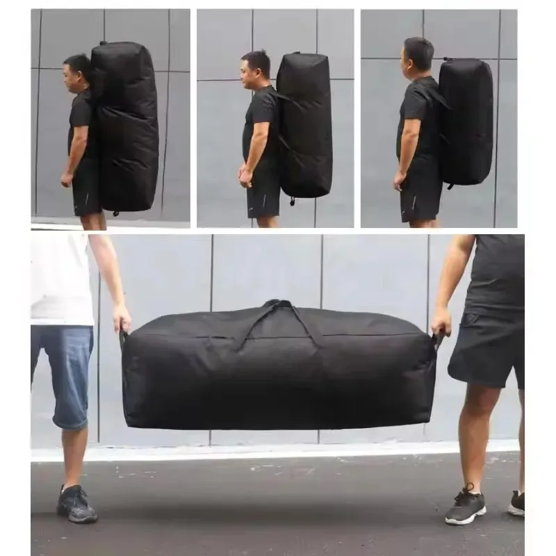 1680D Oxford Fabric Outdoor Waterproof Storage Bag | 55L-150L Foldable Luggage Duffle Backpack Waterproof Large Hiking Handbags thumbnail 2