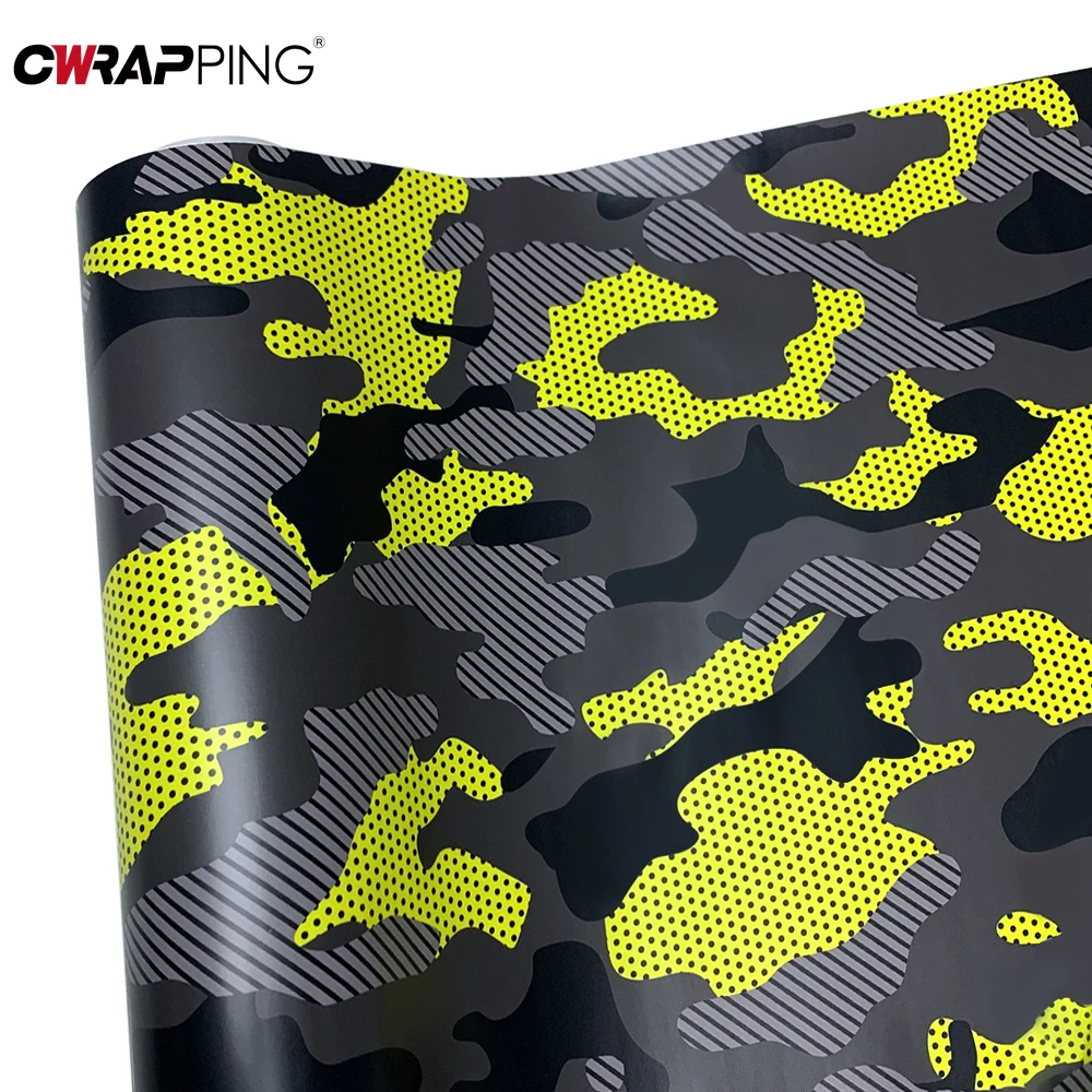 Vinyl Wrap Car Sticker Camouflage Film External Car Stickers Auto Outdoor Accessories Motorcycle Helmets Vehicle Decoration Foil