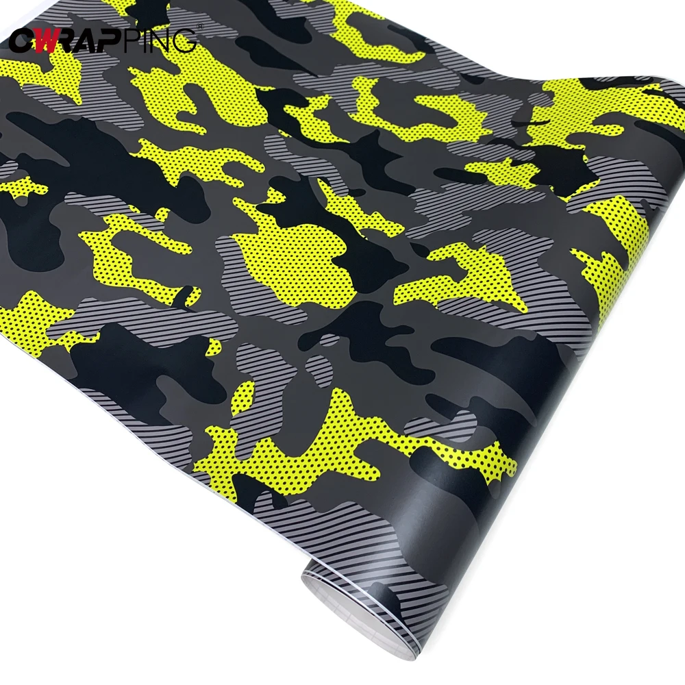 Vinyl Wrap Car Sticker Camouflage Film External Car Stickers Auto Outdoor Accessories Motorcycle Helmets Vehicle Decoration Foil thumbnail 4