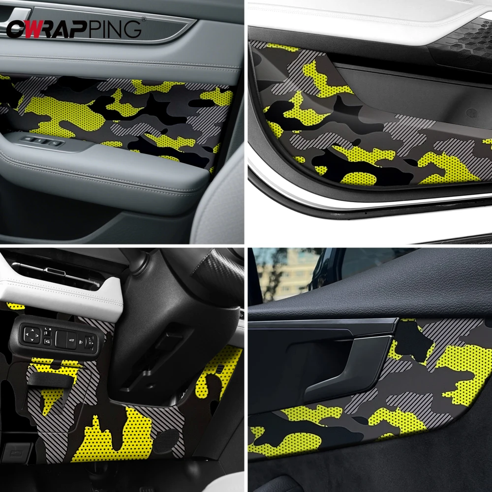Vinyl Wrap Car Sticker Camouflage Film External Car Stickers Auto Outdoor Accessories Motorcycle Helmets Vehicle Decoration Foil thumbnail 6