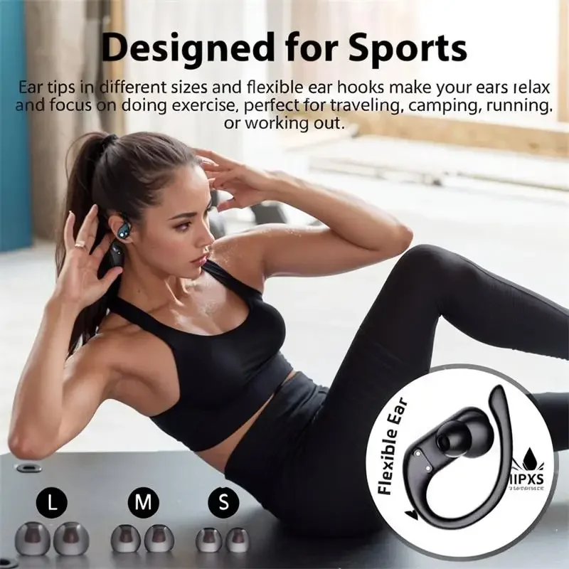 Original A520 Wireless Headphones Bluetooth 5.3 Running Game Ear Hook Headset HIFI Voice Call HIFI Stereo With Microphone 2026 thumbnail 3
