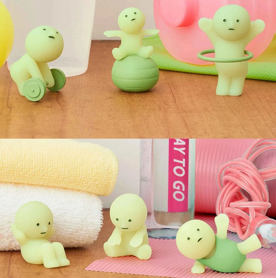 Surprise Gift Yoga Bedroom series blind box action figures multiple doll green noctilucent mysterious decoration model for toy thumbnail 6