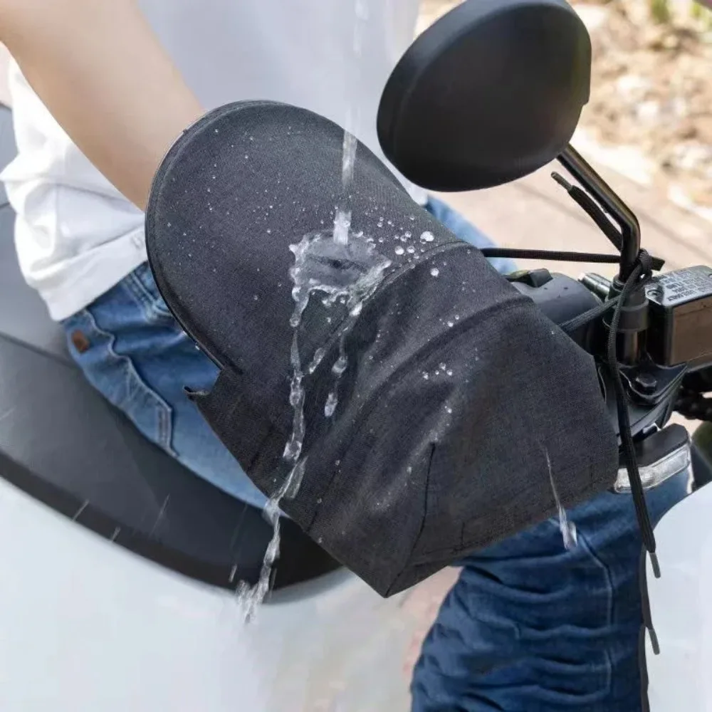 All Weather Motorcycle Hand Grip Covers Waterproof Winter Summer Use for Commuter Scooter E Bike Outdoor UV Heat Cold Protection thumbnail 4