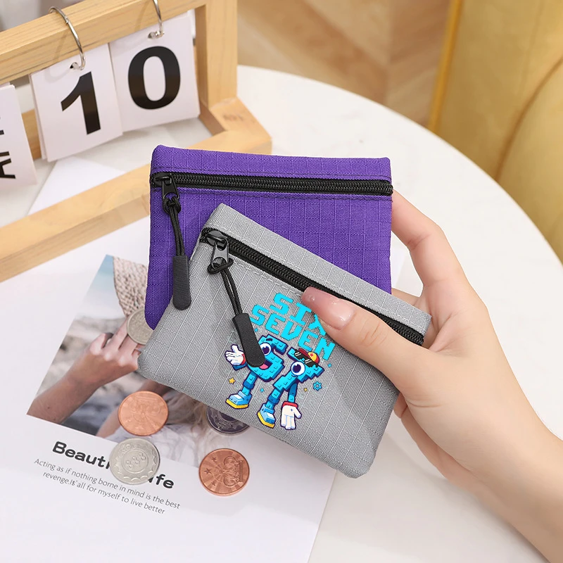 Steal A Brainrot Game Canvas Mini Coin Purse Simple Zipper Kid Storage Pouch Money Pocket Cute Anime Print Boy Girl Wallet Purse thumbnail 4