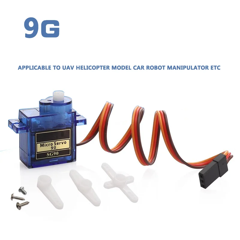 Mini SG90 9G Micro Servo Motor 270 Degrees for Arduino RC Car Model Robot 6CH Helicopter Airplane Controls DIY Toys Drones