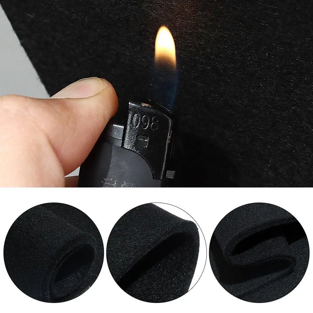 Black Carbon Fiber Felt Felt Fireproof Torch Shield Mat High-temperature Resistant Flame-retardant Soldering Protective Pad thumbnail 3