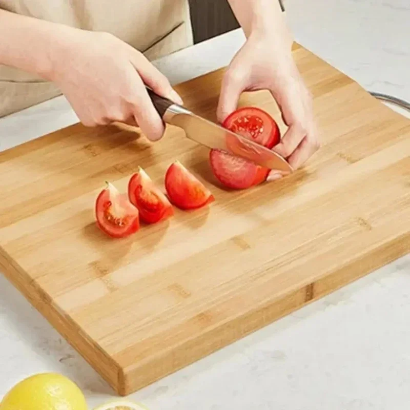 Wooden Cutting Board Kitchen Double-sided Available Thick Wood Board Thickened Fruit and Vegetable Cutting Board