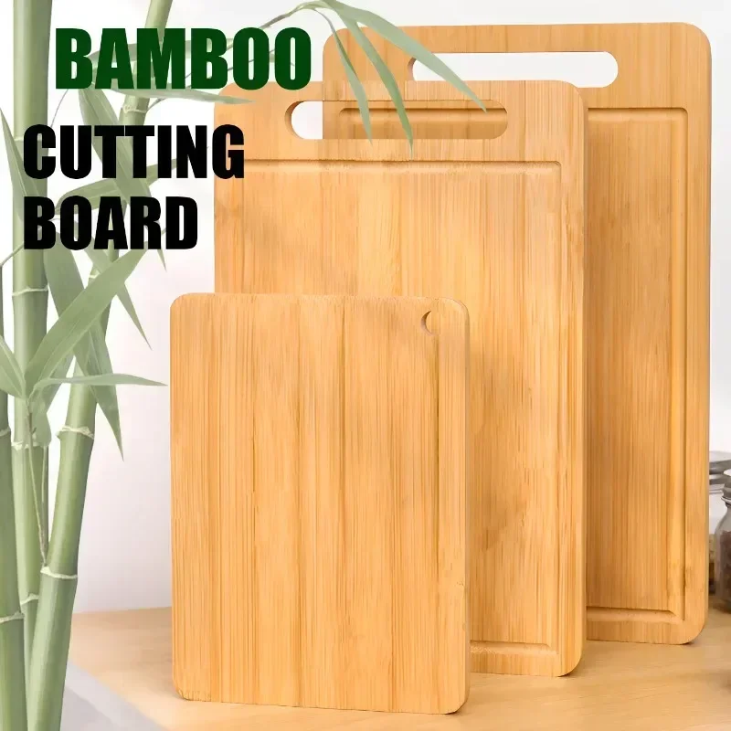 Wooden Cutting Board Kitchen Double-sided Available Thick Wood Board Thickened Fruit and Vegetable Cutting Board thumbnail 4