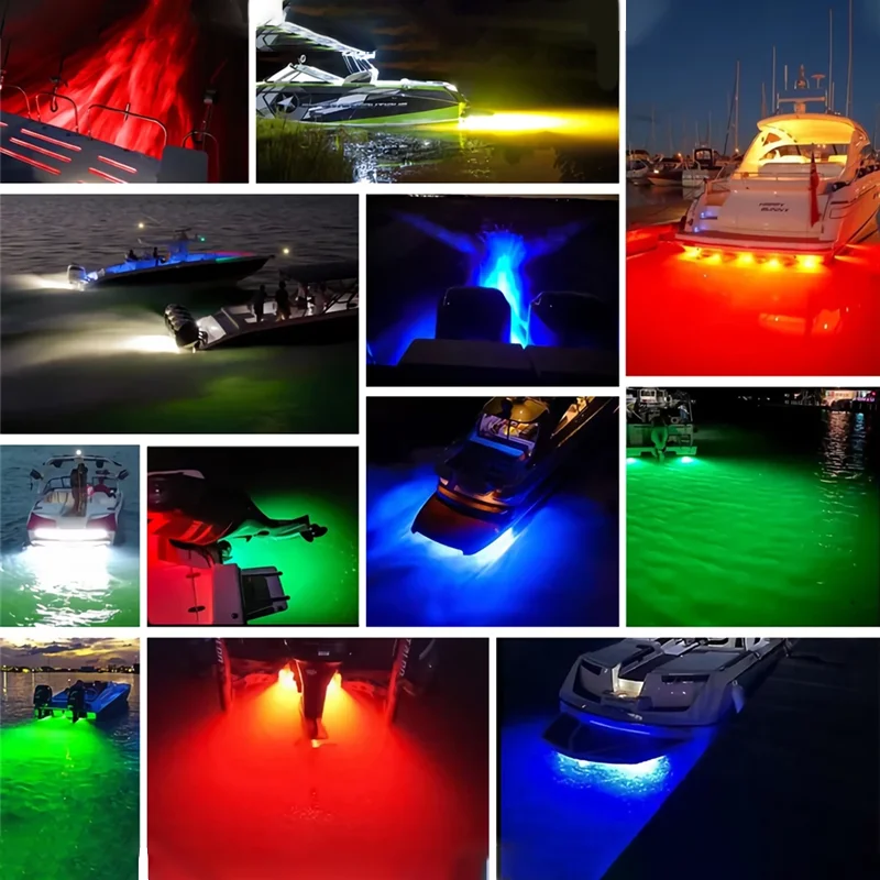 27/42 LED 12V Boat Transom Light Underwater Pontoon Marine Ship Boat Accessories Light Waterproof Marine Light IP68 For Car thumbnail 6