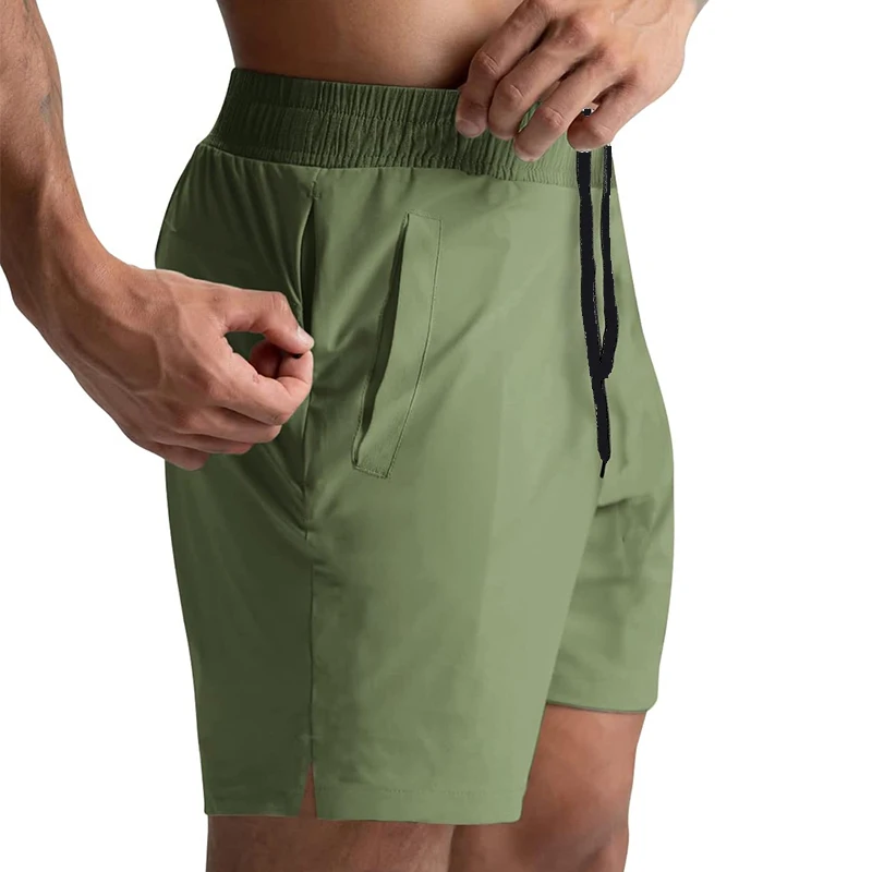 Running Shorts Men Gym Fitness Sport Shorts Quick Dry Workout Training Gym Fitness Jogging Short Pant Summer Training Shorts Men thumbnail 2