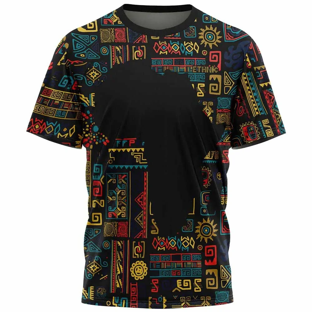New Ethnic Tribal Dashiki T-Shirts African Patterns 3D Print Men Women Short Sleeve T Shirt Harajuku Y2k Tees Tops Kids Clothing thumbnail 4