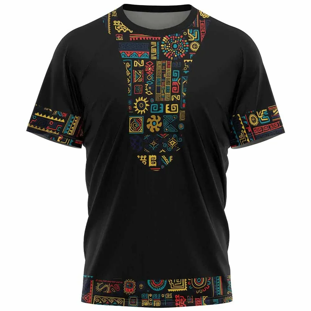 New Ethnic Tribal Dashiki T-Shirts African Patterns 3D Print Men Women Short Sleeve T Shirt Harajuku Y2k Tees Tops Kids Clothing thumbnail 2