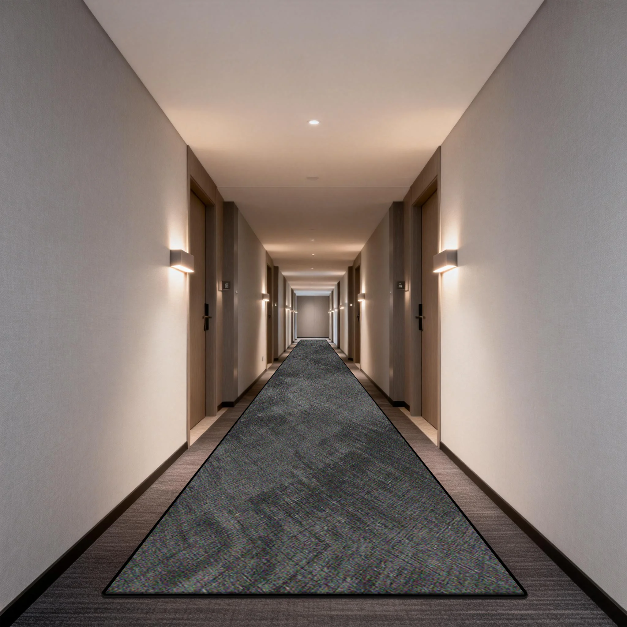 Solid Color Runner Carpets Easy Clean Light Luxury Doorway Floor Mat Home Living Room Customizable Villa Hallway Rugs Non-slip
