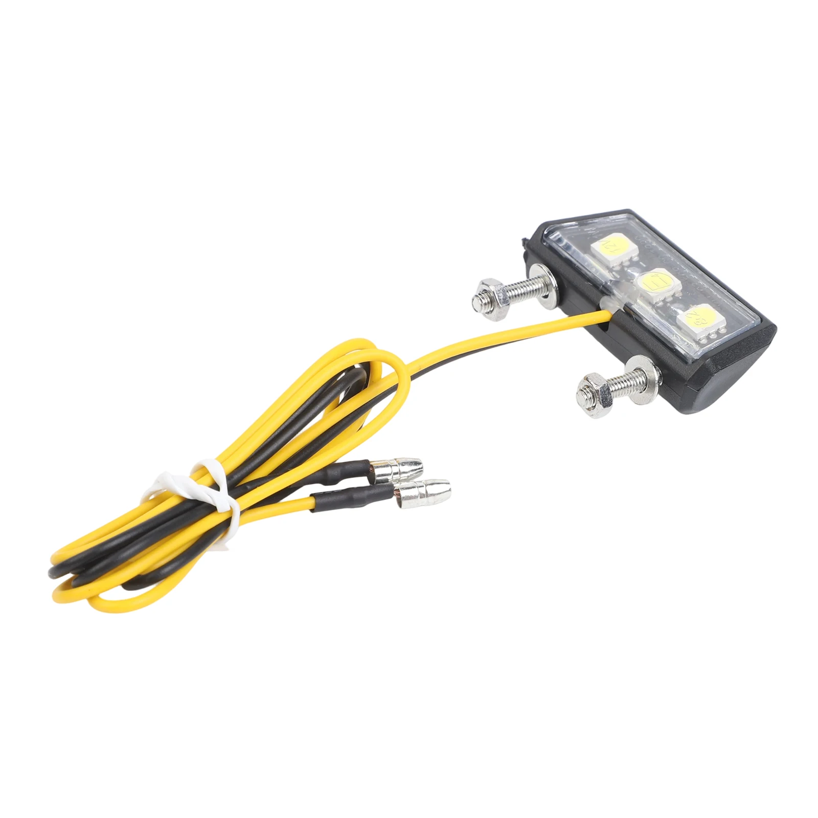 12V LED Lights Motorcycle License Plate LED Light Waterproof Motorcycle License Light Rear Tail Light thumbnail 5