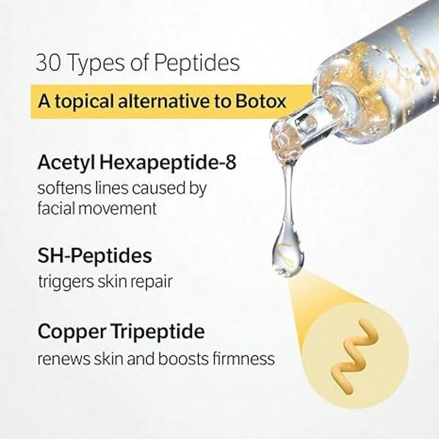 Silk Peptide Intensive Lifting Ampoule |Anti-Aging Serum For Face With Collagen & 30 Peptide Complex  Skin Tightening & Firming thumbnail 3