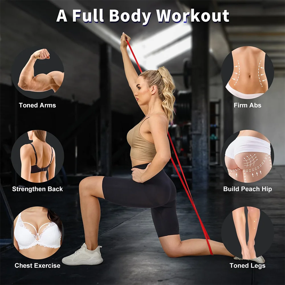 New Resistance Bands, Pull Up Assistance Bands, Exercise Bands for Men or Women Home Fitness, Body Stretching, Strength Training thumbnail 5