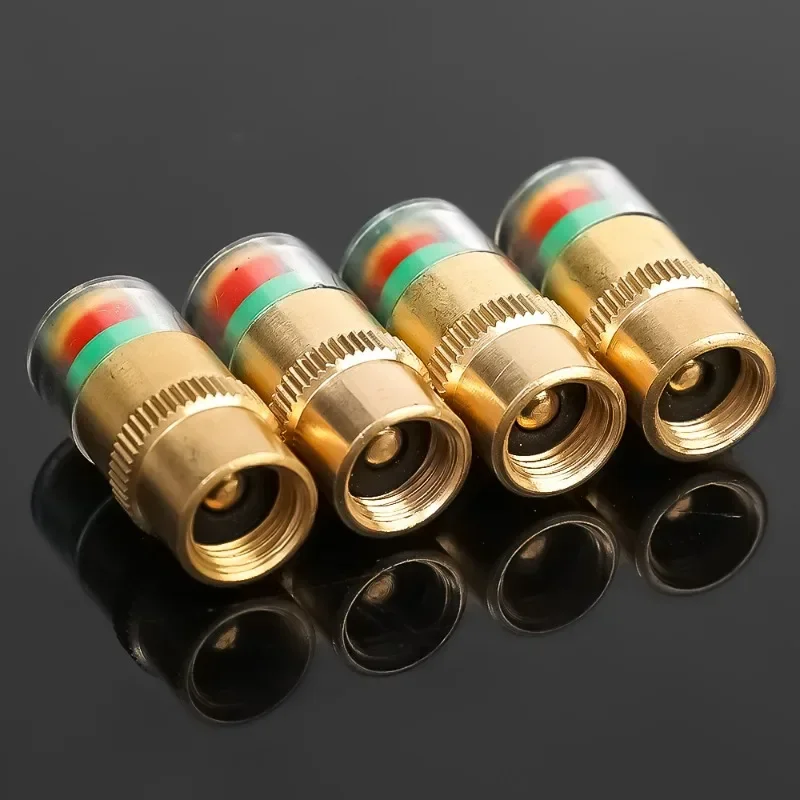 1-8pcs Automotive External Valve Stem Tire Pressure Indicator Gauge Tire Pressure Monitor Alarm Valve Sensor Wheels  Accessories thumbnail 4