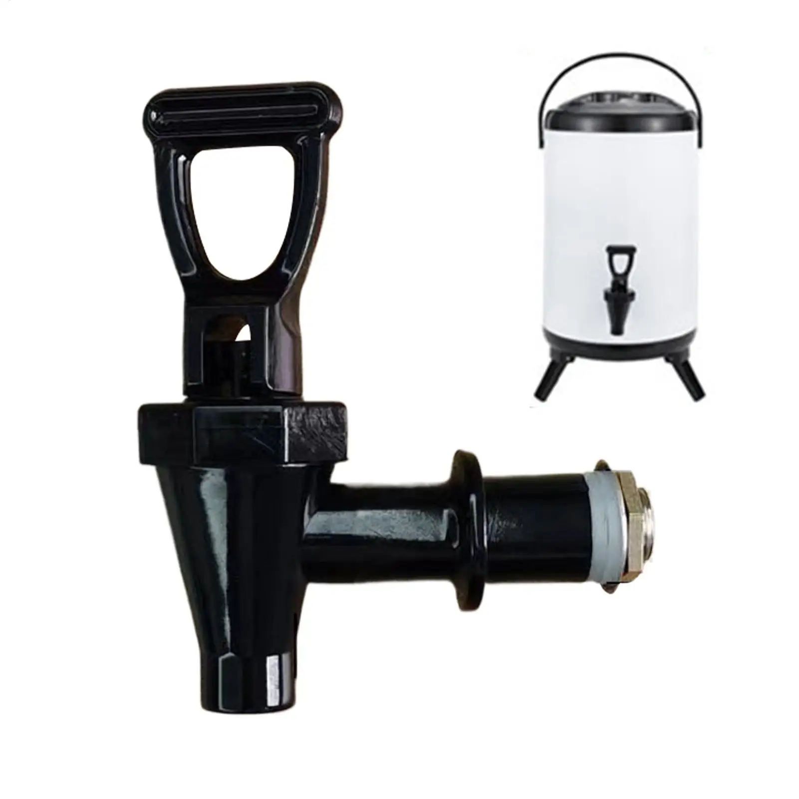 Tea Bucket Tap Water Drink Dispenser Replacement Spigot Intelligent Control Milk Tea Bucket Faucet with Dry Burn Protection thumbnail 2