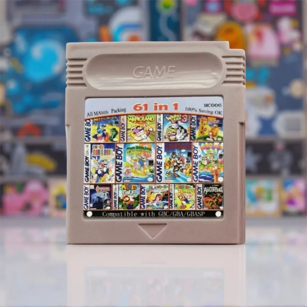 GBC Game Combo Pokémon Series 61in1 108in1 Game Video Game Cartridge Card, English Version for GBC/GBA/SP/GBM thumbnail 5