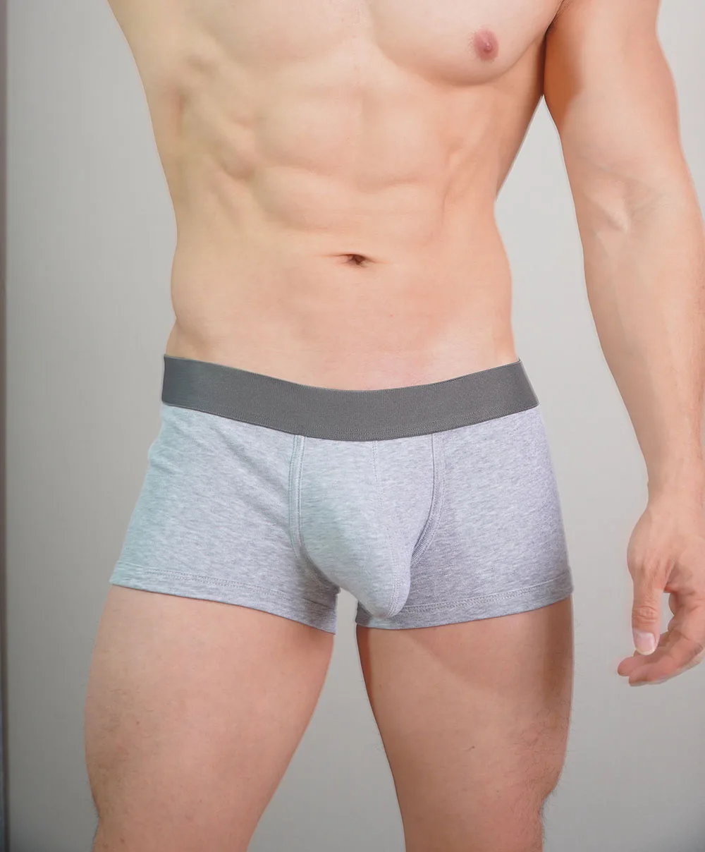 Cotton men's boxer briefs with large pockets, comfortable and hot-selling men's sexy underpants. thumbnail 2
