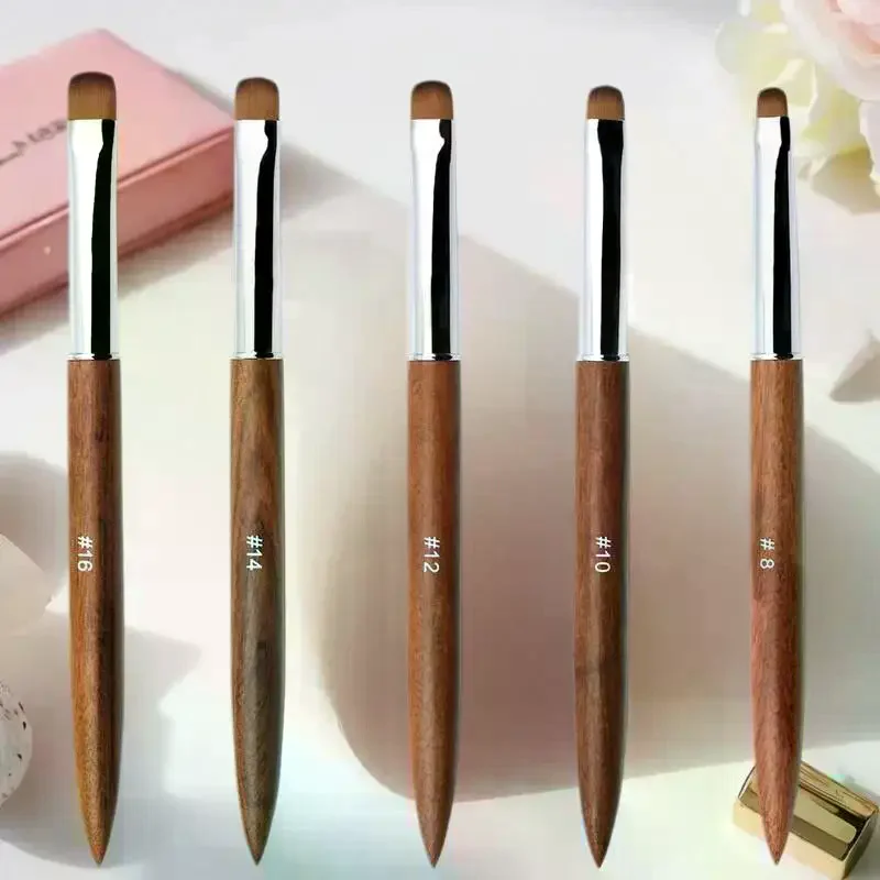 French Nail Art Brushes Flowers Drawing Pen Versatile Nail Drawing Pen Nail Tools Sandalwood Handle Manicure Pen thumbnail 2